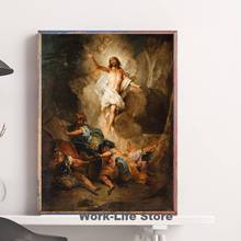 Картина на холсте с изображением Иисуса, домашний декор, христианская Настенная картина, Модульная картина для гостиной 2024 - купить недорого