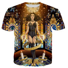 Camiseta con estampado 3D de madrina para hombre y mujer, ropa de calle de estilo informal, tops, envío directo, nueva moda 2024 - compra barato
