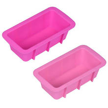 Silicone Bread Ice Cube Candy Chocolate Cake Cookie Cupcake Molds Cupcake Non Stick Bakeware Baking Pan Oven Rectangle Mould 2024 - buy cheap