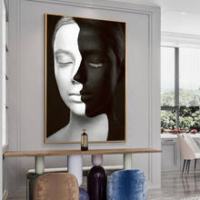 Black And White African Girl Posters And Prints African Woman Canvas Paintings Wall Art for Living Room Home Decor (No Frame) 2024 - buy cheap