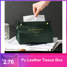 Pu Leather Tissue Box Paper Towel Dispenser Bathroom Paper Towel Holder Toilet Tissue Dispenser 2024 - buy cheap