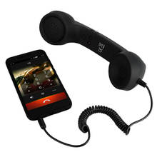 Minialtavoz con micrófono para teléfono, receptor de llamadas, 3,5 Mm, clásico, Retro 2024 - compra barato
