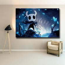 Hollow Knight The Game Poster Decoration Painting of The on HD Canvas Canvas Painting of Hallownest Poster Wall Art Canvas 2024 - buy cheap