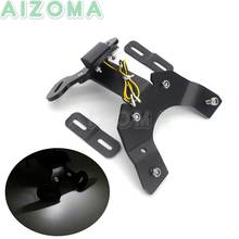 Street Motorcycle Rear License Number Plate Holder Tail Tidy Bracket w/ Light For Suzuki GSXR 600 750 GSXR600 GSXR750 2011-2016 2024 - buy cheap