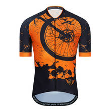 KEYIYUAN Cycling Jersey Men Short Sleeve Mountain Bike Tops Breathable Bicycle Shirts Road MTB Clothing Abbigliamento Ciclismo 2024 - купить недорого