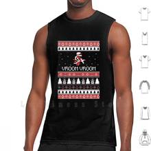 80 S Video Game Ugly Christmas Tank Tops Vest 100% Cotton 80 Video Game Ugly Christmas Sweater 2024 - buy cheap