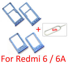 Новый держатель слота для SIM-карты для Xiaomi Redmi 6A 6 A запасные части адаптер для Sim-карты 2024 - купить недорого