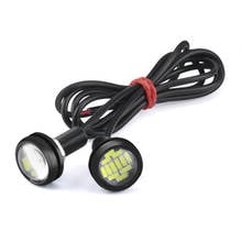 2PCS Auto LED Eagle Eye 23mm 4014 12SMD Car Daytime Running Lights Backup Turn Signal Lamp White Red Yellow Blue 12V 2024 - buy cheap
