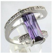 Кольцо невесты, из тибетского серебра с фиолетовым опалом, 16 шт. 2024 - купить недорого