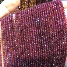 Natural stone Faceted Small Beads purple tooth Loose isolation Beads for jewelry making DIY necklace bracelet accessories 2024 - buy cheap