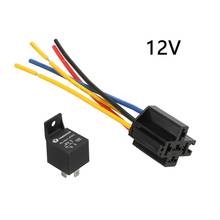 1PC Waterproof Automotive Relay 12V 40A 5Pin Car Relay 12v 4pin With Black Red Copper Terminal With Relay Socket Auto Relay 2024 - buy cheap