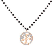 Stainless Steel Tree Of Life Pendant Necklace For Women Black Crystal Beads Choker Necklace Gift For Mom Fashion Jewelry Collier 2024 - buy cheap