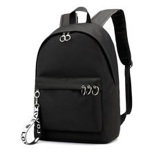 2022 Solid Backpack Girl School Bags for Teenage College Wind Women Schoolbag High School Student Bookbag Famale Teen Bagpack 2024 - buy cheap