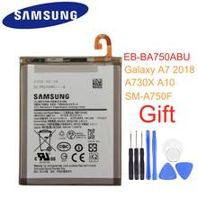 Samsung-bateria para celular samsung galaxy, original, 3400mah, versão a7, 2018, a730x, a750, a10 2024 - compre barato