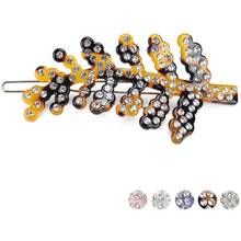 French Styles Hairpin - Cellulose Acetate Hair Clip Barrette for Women Girls Leaf Hair Accessory Ornament for Thin Hair Tiara 2024 - buy cheap