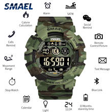 SMAEL-Reloj de pulsera deportivo para hombre, cronógrafo Digital resistente al agua hasta 50M, con fecha automática, estilo militar, Masculino 2024 - compra barato