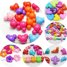 Craft DIY Mixed Bubblegum Color Various Shape Flower Mouse Charm Beads Jewelry 2024 - buy cheap