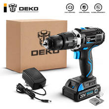 DEKO GCD20DU3 20V MAX Cordless Drill Electric Screwdriver Engraver Mini Drill Lithium-Ion LED Light Home DIY Fast Charger 2024 - buy cheap