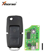 Xhorse chave remota x198en, estilo b5, 2 botões, funciona com mini ferramenta de chave/vvdi2 5 55 2024 - compre barato