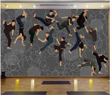 custom photo 3d wallpaper Taekwondo martial arts fitness gym home decor living room 3d wall murals wallpaper for walls 3 d 2024 - buy cheap