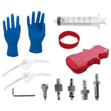 Hydraulic Brake Bleed Kit Brake System Mineral Oil Brake Funnel Set Bike Repair Tool Kit Hydraulic Brake 2024 - buy cheap