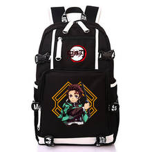 Demon Slayer Cartoon Student School Shoulder Bag Cosplay Backpack  Kimetsu no Yaiba Tanjiro Kamado Tanjirou Laptop Travel Bags 2024 - buy cheap