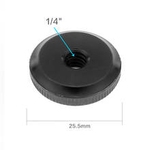 Adaptador de tuerca de tornillo de rosca para soporte de trípode SLR Dslr, accesorios de fotografía con Flash, 1/4 pulgadas, 5 uds. 2024 - compra barato