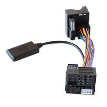 Cable auxiliar compatible con Bluetooth de 12 Pines, accesorio negro de repuesto para BMW E60, E63, E64, E61, E62, CD, Audio, adaptador de enchufe grande de 12 pines 2024 - compra barato