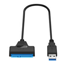Sata Iii Usb 3,0 кабель адаптер Внешний жесткий диск Usb к Serial Ata 22Pin конвертер жесткий диск W/Uasp для 2,5 дюймов Hdd/Ssd 50 см 2024 - купить недорого