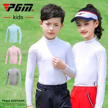 Pgm-Camiseta de verano para niños y niñas, ropa interior, camisa de Golf, protector solar Uv, camisetas de hielo, ropa interior suave de manga larga 2024 - compra barato