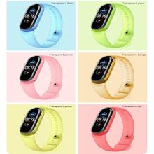 Transparent Mi Band 5 Strap Silicone Watchband Replacement Miband 5 Strap For Xiaomi Mi Band 5 NFC Accessories 2024 - buy cheap