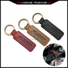 For Honda CBR600RR CBR 600RR Motorcycle Keychain Cowhide Key Ring 2024 - buy cheap