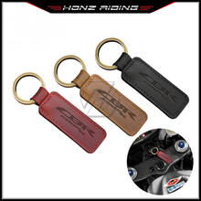 LLavero de piel de vaca para motocicleta, accesorio para Honda CBR600RR, CBR 600RR 2024 - compra barato