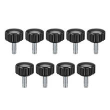 Uxcell m4 x 10mm rosca macho serrilhado aperto botões aperto aperto aperto aperto parafuso no tipo 9 pcs 2024 - compre barato