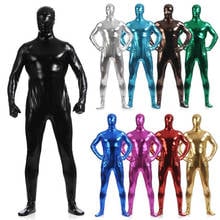 Spandex Bodysuit Shiny Catsuit Sexy Unisex Zentai Full Body Suit Costume Party Wet Look Unitard for Adult and Kid S-3XL 2024 - buy cheap