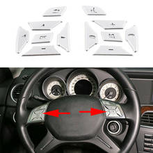 12PCS Steering Wheel Button Switch Trim Cover For Mercedes Benz A B C E Ml Gl Cla Gla Glk Sl Slk Class W176 W246 W212 W204 2024 - buy cheap