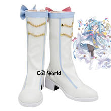 Miku Snow Anime, zapatos planos personalizados, botas, Cosplay, 2020 2024 - compra barato