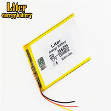 3 line 3.7V 3200mAh Lithium Tablet polymer battery for Tablet PC / MID PDA 356595 2024 - buy cheap
