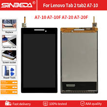 Origina ДЛЯ Lenovo Tab 2 A7-10 A7-10F A7-20 A7-20F ЖК-дисплей сенсорный экран дигитайзер сенсоры стекло в сборе запчасти 2024 - купить недорого