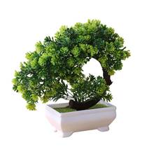 Artificial Bonsai Simulation Fake Potted Bonsai Tree Artificial Plant Desk Ornament Home Decor Festive Party Supplies 2021 2024 - buy cheap