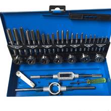 32pcs Metric Tap and Die Set Alloy Steel M3-M12 Wrench Screwdriver Drill Bits  2024 - buy cheap