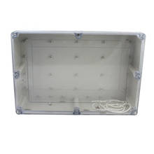 380x260x105mm ABS IP65 Waterproof Plastic Wire Junction Box Clear Distribution Enclosure Project Case Electronic Transparent 2024 - buy cheap