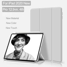 Con estuche Portalápices para iPad Pro 11 pulgadas estuche inteligente de cuero PU de silicona suave para iPad 11 "A1980 A2013 A1934 A1979 2024 - compra barato