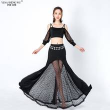 Belly Dance Costume Sexy Short Sleeves Practice Clothes Top+Milk Silk Waist Pants Suit for Bellydance Costume Belly Dancing Set 2024 - buy cheap