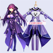 Anime! Fate/Grand Order FGO Scathach 2nd Battle Suit Sexy Lovely Uniform Cosplay Costume Halloween Carnival Outfit Free Shipping 2024 - buy cheap