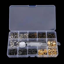 40 Sets Button Setting Tool Button Popper Fastener Press Stud Snap with Setting Tool for Clothes Jacket Snap Fastener 2024 - buy cheap