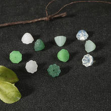 Contas de vidro de lótus com lâmpada 10 tamanhos 10mm branco verde para artesanato faça você mesmo acessórios para fazer joias 2024 - compre barato