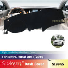 Cubierta antideslizante para salpicadero de Nissan Sentra B17 B18 2013 ~ 2019 Pulsar Sylphy, almohadilla protectora, accesorios para coche, parasol, alfombra 2024 - compra barato