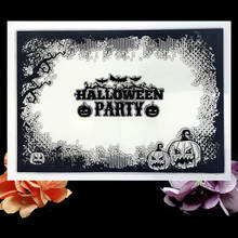 Halloween Party Transparent Clear Silicone Stamps For DIY Scrapbooking/Sentiment Rubber Stamp Photo Album Decorative Card Making 2024 - buy cheap