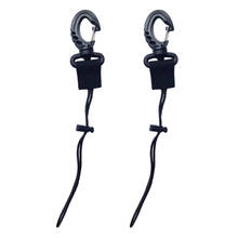 2 Pieces Scuba Diving Plastic Swivel Spring Snap Hook Clip with Rope Scuba Single Head Hook Spring Buckle 2024 - buy cheap